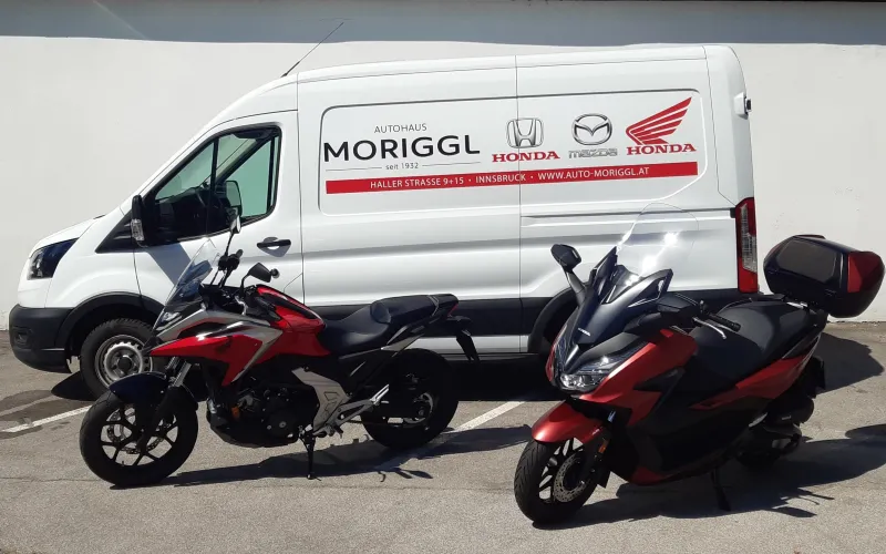 Hol- und Bringservice für Roller und Motorräder