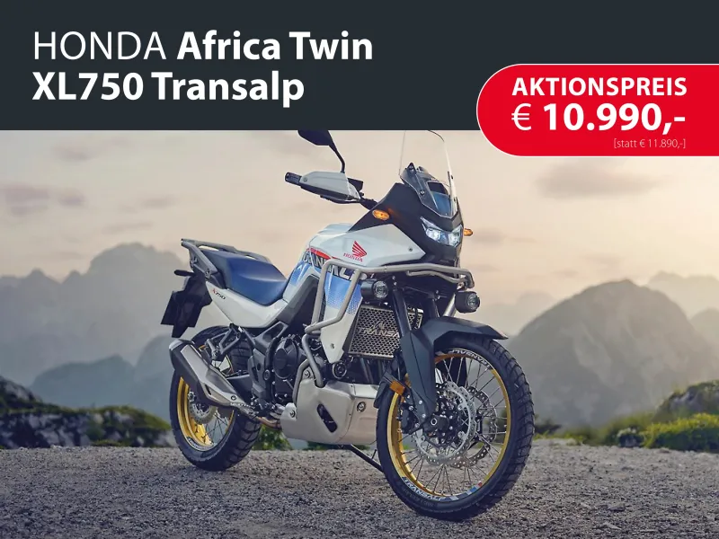 Honda XL750 Transalp - jetzt zum Aktionspreis von € 10.990,-